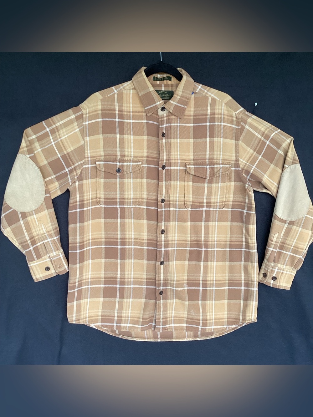 Vintage Orvis signature collection Cotton Plaid Button Down Shirt